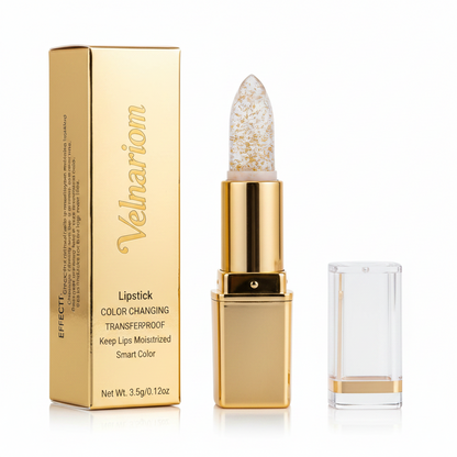 Color-Changing Gold Leaf Lipstick