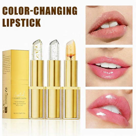 Color-Changing Gold Leaf Lipstick