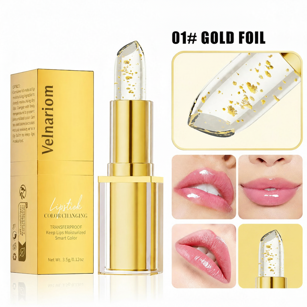 Color-Changing Gold Leaf Lipstick