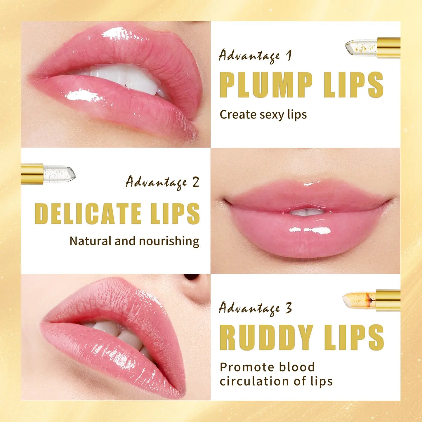 Color-Changing Gold Leaf Lipstick