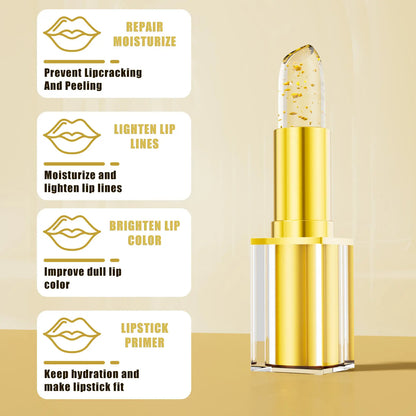 Color-Changing Gold Leaf Lipstick